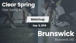 Matchup: Clear Spring vs. Brunswick  2016