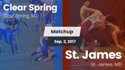 Matchup: Clear Spring vs. St. James  2017