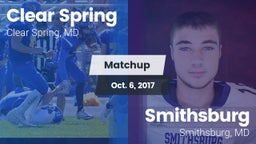 Matchup: Clear Spring vs. Smithsburg  2017