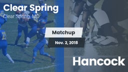 Matchup: Clear Spring vs. Hancock 2018