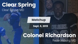 Matchup: Clear Spring vs. Colonel Richardson  2019