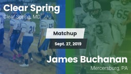 Matchup: Clear Spring vs. James Buchanan  2019