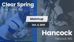 Matchup: Clear Spring vs. Hancock  2019