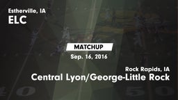 Matchup: Lincoln Central vs. Central Lyon/George-Little Rock  2016