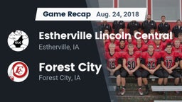 Recap: Estherville Lincoln Central  vs. Forest City  2018