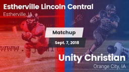 Matchup: Lincoln Central vs. Unity Christian  2018
