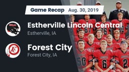 Recap: Estherville Lincoln Central  vs. Forest City  2019