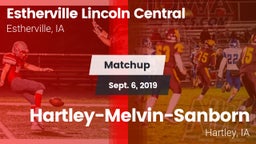 Matchup: Lincoln Central vs. Hartley-Melvin-Sanborn  2019