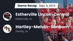 Recap: Estherville Lincoln Central  vs. Hartley-Melvin-Sanborn  2019