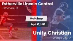 Matchup: Lincoln Central vs. Unity Christian  2019