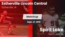 Matchup: Lincoln Central vs. Spirit Lake  2019