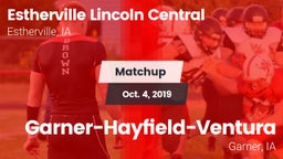 Matchup: Lincoln Central vs. Garner-Hayfield-Ventura  2019