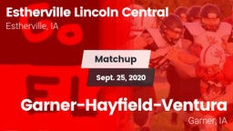 Matchup: Estherville Lincoln  vs. Garner-Hayfield-Ventura  2020