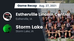 Recap: Estherville Lincoln Central  vs. Storm Lake  2021