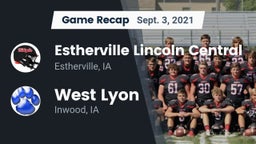 Recap: Estherville Lincoln Central  vs. West Lyon  2021