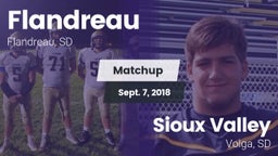 Matchup: Flandreau vs. Sioux Valley  2018