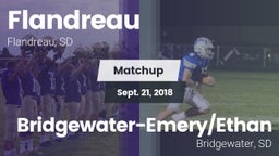 Matchup: Flandreau vs. Bridgewater-Emery/Ethan 2018