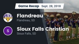 Recap: Flandreau  vs. Sioux Falls Christian  2018