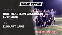 Recap: Northeastern Wisconsin Lutheran  vs. Elkhart Lake 2016