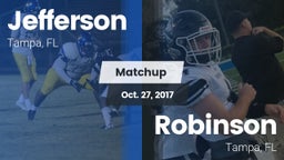 Matchup: Jefferson vs. Robinson  2017