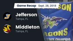 Recap: Jefferson  vs. Middleton  2018