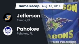 Recap: Jefferson  vs. Pahokee  2019