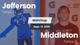 Matchup: Jefferson vs. Middleton  2019