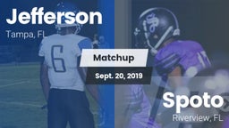 Matchup: Jefferson vs. Spoto  2019