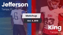 Matchup: Jefferson vs. King  2019