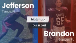 Matchup: Jefferson vs. Brandon  2019