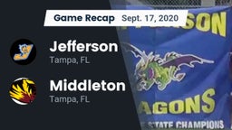 Recap: Jefferson  vs. Middleton  2020