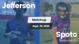 Matchup: Jefferson vs. Spoto  2020