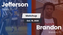 Matchup: Jefferson vs. Brandon  2020