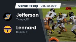 Recap: Jefferson  vs. Lennard  2021