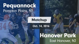 Matchup: Pequannock vs. Hanover Park  2016
