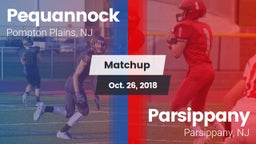 Matchup: Pequannock vs. Parsippany  2018