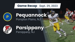 Recap: Pequannock  vs. Parsippany  2023