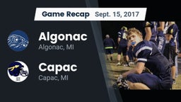 Recap: Algonac  vs. Capac  2017
