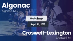 Matchup: Algonac vs. Croswell-Lexington  2017