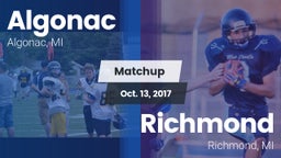 Matchup: Algonac vs. Richmond  2017