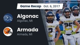 Recap: Algonac  vs. Armada  2017