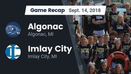 Recap: Algonac  vs. Imlay City  2018