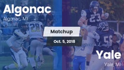 Matchup: Algonac vs. Yale  2018