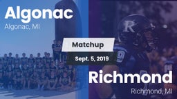 Matchup: Algonac vs. Richmond  2019