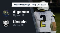 Recap: Algonac  vs. Lincoln  2021
