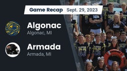 Recap: Algonac  vs. Armada  2023