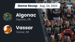 Recap: Algonac  vs. Vassar  2023