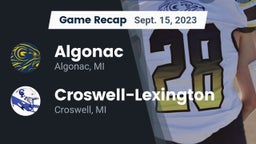 Recap: Algonac  vs. Croswell-Lexington  2023