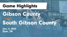 Gibson County  vs South Gibson County  Game Highlights - Jan. 4, 2022