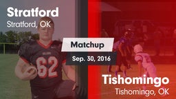 Matchup: Stratford vs. Tishomingo  2016